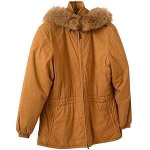 SKEA Vintage Winter Coat detachable fur hood